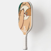 Grappige Sloth Pickleball gepersonaliseerd Pickleball Paddle (Links)
