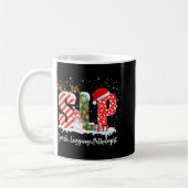 Grappige Slp Spraak Taal Patholoog Kerstman Koffiemok (Links)