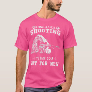 Grappige sluipschutter lange afstand schieten t-shirt
