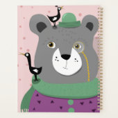 Grappige smarty beer planner top hoed en monocle (Achterkant)