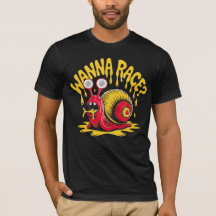 Grappige Smeltende Slak Ironische Donkere T-Shirt 