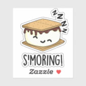 Grappige S'more Grappen Sticker (Vel)