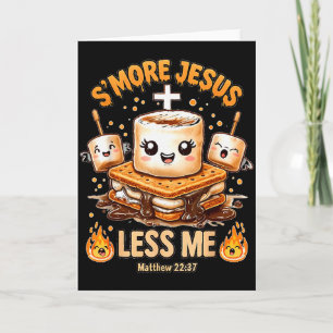 Grappige Smore Jezus Minder Ik Christelijk Geloof Kaart