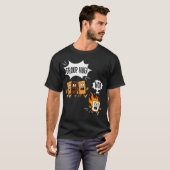 Grappige Smores Groepsknuffel Camping Kampeer Vuur T-shirt (Voorkant volledig)