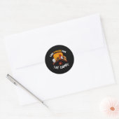 Grappige Smores Kamperen Kampeer vuur Marshmallow Ronde Sticker (Envelop)