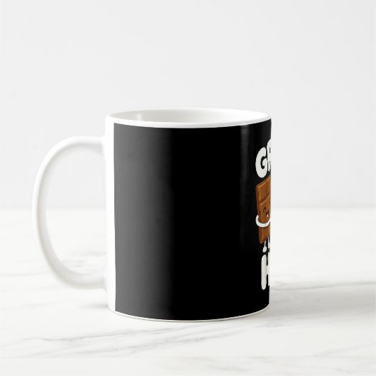 Grappige s'mores marshmallow kampvuur koffiemok (Links)