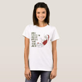 Grappige sms'te kerstspecial voor vrouwen t-shirt (Voorkant volledig)