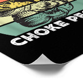 Grappige Snakehead Vist Retro I Fish dus ik ga nie Poster (Hoek)