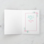 Grappige Snarky Comical Cartoon voor Haar Verjaard Kaart (Binnen)