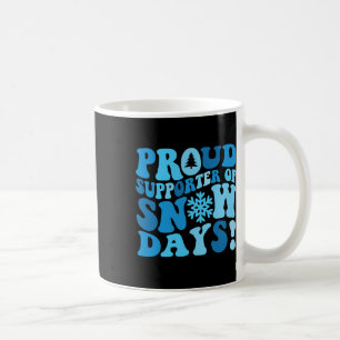Grappige Sneeuwdagsliefhebber Trots Winterweer Sup Koffiemok