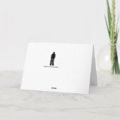 Grappige Sneeuwman Teen Winter Kaart (Achterkant)