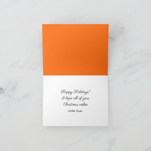 Grappige sneeuwmannen kaart (Binnen)