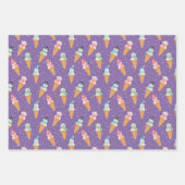 Grappige sneeuwpop sneeuw kegel winter vakantie of inpakpapier vel (Voorkant 2)