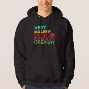 Grappige Snoepmakerij Snoep Maken Maker Snoepjes E Hoodie