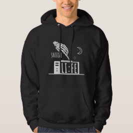 Grappige Snooze Leven Wekker Hoodie