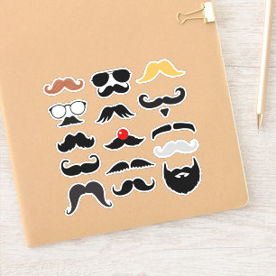 Grappige Snor Expressieve Snor Sticker Set