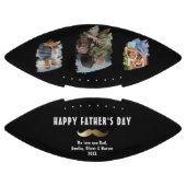 Grappige snor Happy Vaderdag 3 Foto American Football (Panelen)