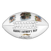 Grappige snor Happy Vaderdag 3 Foto American Football (Voorkant)