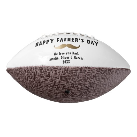 Grappige snor Happy Vaderdag 3 Foto American Football (Gedraaid 270)