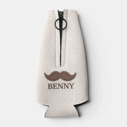 Grappige snor Vaderdag Beste papa ooit Cooler (Achterkant)