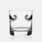 Grappige Snor Whisky Glas (Rechts)