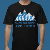 Grappige snowboarder t-shirt