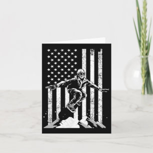 Grappige Snowboarding Lover Art voor Mannen Vrouwe Kaart