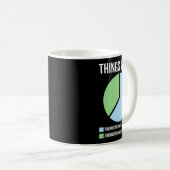 Grappige Snowboarding Sport Hob Koffiemok (Voorkant rechts)