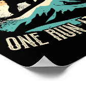 Grappige snowboardmeme die de hellingen een run do poster (Hoek)