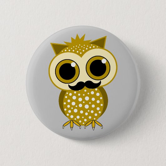 grappige snuituif ronde button 5,7 cm (Voorkant)