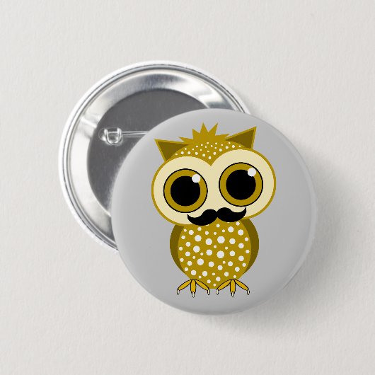 grappige snuituif ronde button 5,7 cm (Voorkant /achterkant)