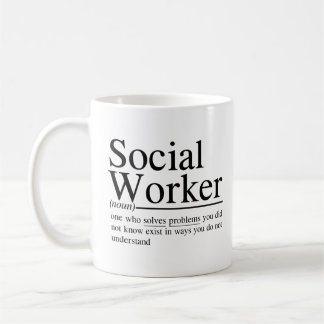 grappige Social Worker citaten Koffiemok