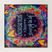 Grappige sociale afstand introvert leuke inspirati legpuzzel (Horizontaal)