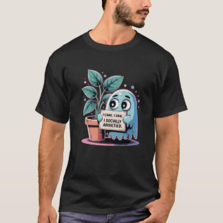 Grappige Sociale Angst Introvert Zenuwachtig Verle T-shirt