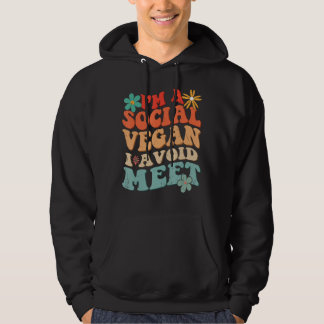 Grappige sociale introvert groovy antisociaal gees hoodie