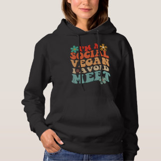 Grappige sociale introvert groovy antisociaal gees hoodie