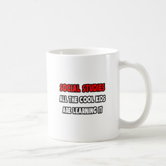 Grappige sociale studies leraar shirts en geschenk koffiemok