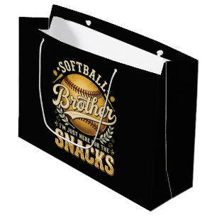 Grappige Softbal Broer Snacks Sport Groot Cadeauzakje