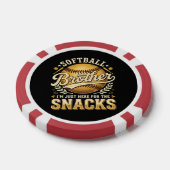Grappige Softbal Broer Snacks Sport Poker Chips (Enkel)