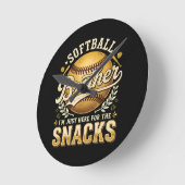 Grappige Softbal Broer Snacks Sport Ronde Klok (Hoek)
