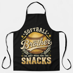 Grappige Softbal Broer Snacks Sport Schort