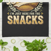 Grappige Softbal Broer Snacks Sport Theedoek (Gevouwen)