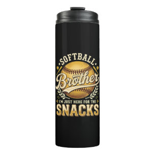 Grappige Softbal Broer Snacks Sport Thermosbeker