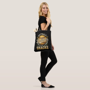 Grappige Softbal Broer Snacks Sport Tote Bag