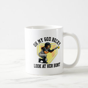 Grappige Softbal Citaat Oh Mijn God Becky Kijk Naa Koffiemok