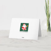 Grappige Softbal Kerstkaarten Feestdagen Kaart (Achterkant)