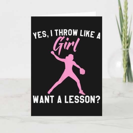 Grappige Softll Kunst Voor Meisjes Vrouwen Softll Kaart (Voorkant)