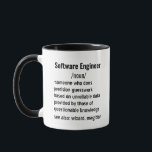 Grappige Software Engineer Definition cadeau manne Mok<br><div class="desc">Unique Gift Ideas for Software Engineer: Ontdek een verscheidenheid aan doordachte geschenken voor Software Engineer, geschikt voor zowel mannen als vrouwen. Van grappige en praktische cadeau-ideeën tot items die hun passie voor dieren in het wild vieren, deze selecties eren de toewijding en expertise van degenen in de rol van Software...</div>