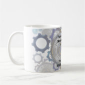 Grappige software ENGINEER grap grap een lichtpeer Koffiemok (Links)