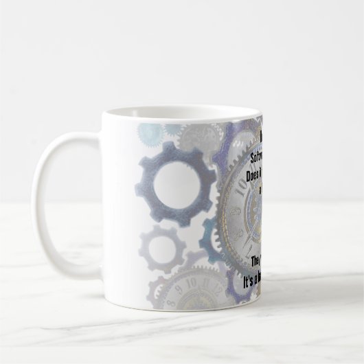 Grappige software ENGINEER grap grap een lichtpeer Koffiemok (Links)